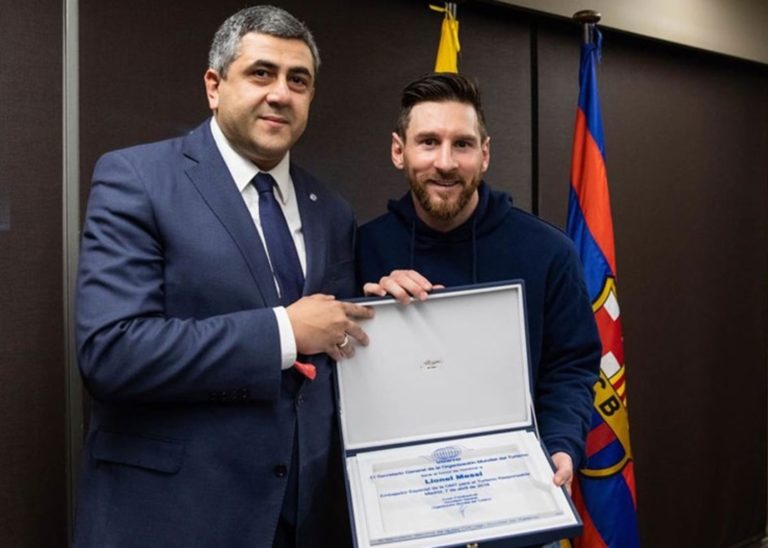 Leo Messi, nuevo Embajador de Turismo Responsable de la OMT