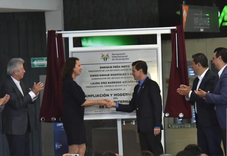 Inauguran ampliación y modernización del Aeropuerto Internacional de Guanajuato
