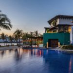 Thompson Zihuatanejo_Architecture_View of Pool and Mural 1