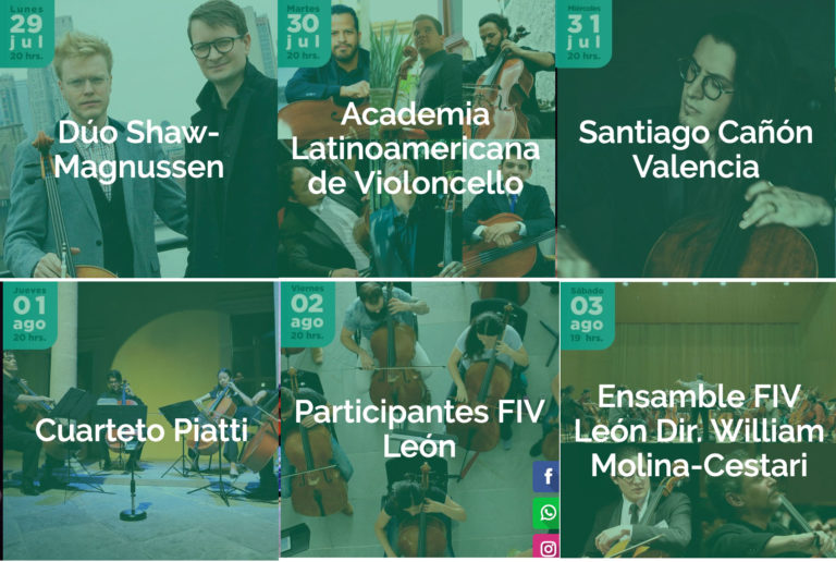 Tres países invitados a tocar el Violoncello en León