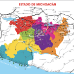 Mapa Michoacan Monarca