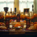 ofrenda cerveza Victoria Cempasuchil