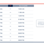 Horarios Ferry Cancun