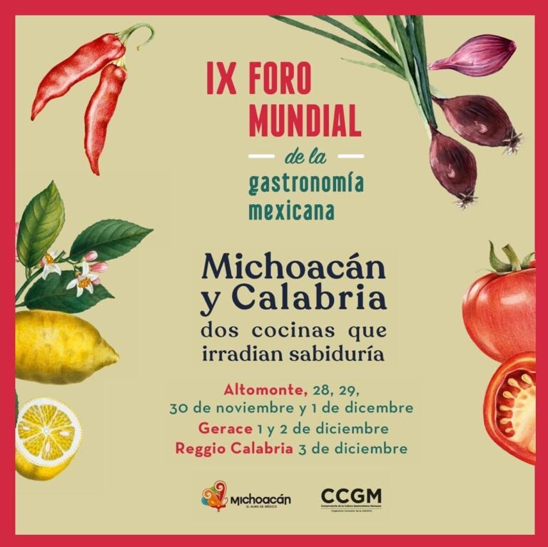 La cocina tradicional de Michoacán se lucirá en foro gastronómico de Italia