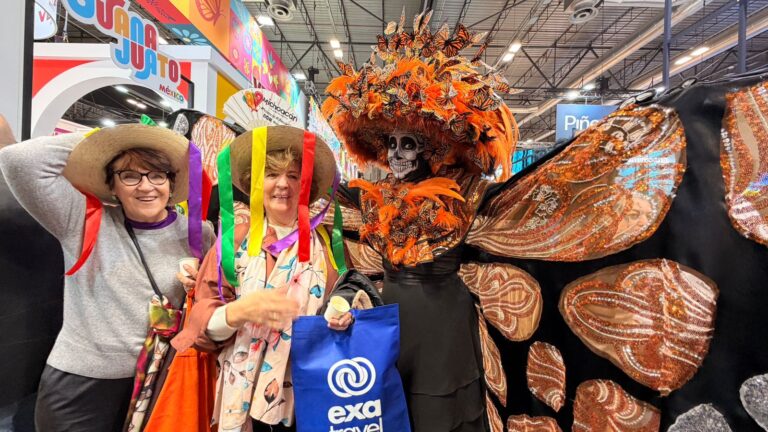 La Catrina Monarca se lució por todo Madrid enamorando a los asistentes de FITUR
