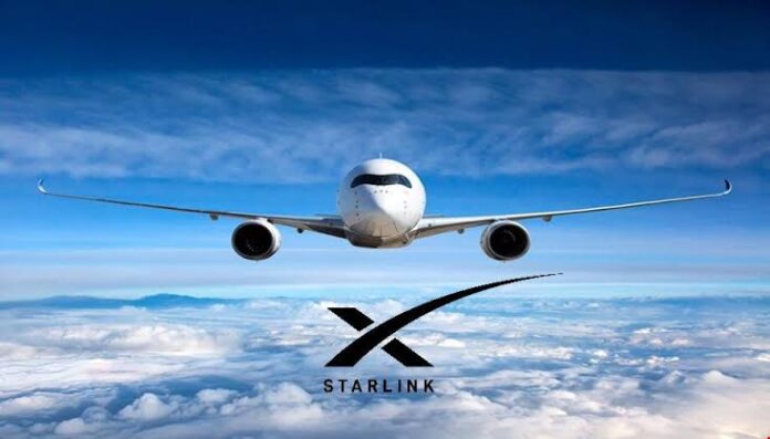 Starlink avion