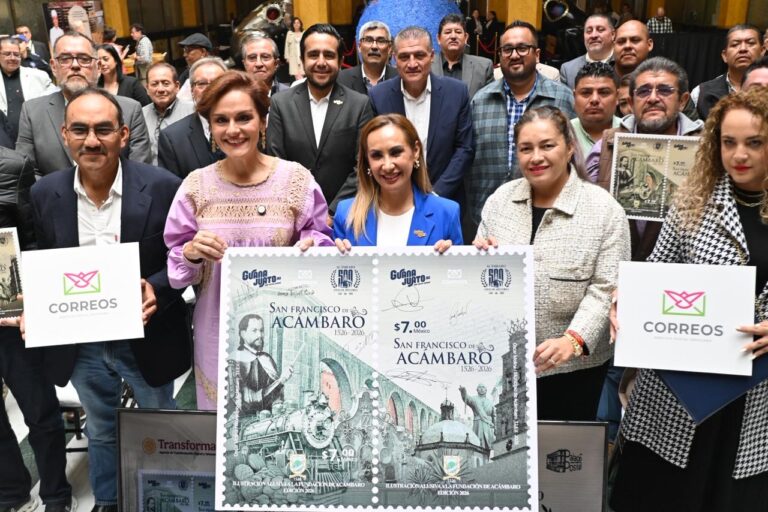 Acámbaro tiene su timbre postal para conmemorar 500 años de fundación 